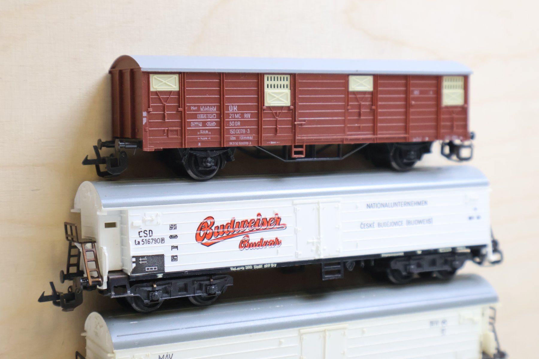Modellini di ferrovie: Zeuke 5 x grosse Güterwagen Set Spur TT Berlin – Usato da Winterthur venduto da Monstera