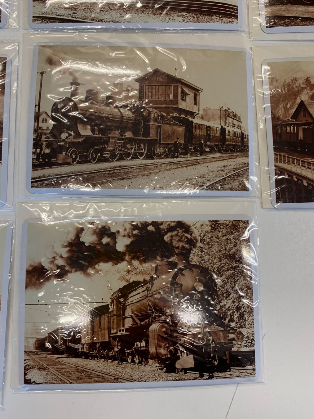 Modellini di ferrovie: Blech-Postkarten SBB-Lokomotiven 10 Stück – Usato da Fislisbach venduto da Zicke1958 3