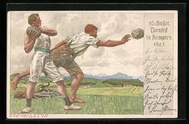Kempten, 12. Bayer. Turnfest 1905, Kugel