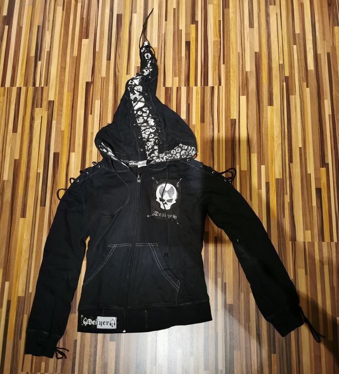 Neuf Rose Et Noir Zèbre Legging Imprimé Animal Goth Punk Emo Halloween - Foto 8