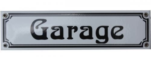 Insegne: Emailschild - Garage – Nuovo e nell'imballaggio originale da Ennetbürgen venduto da open24shop