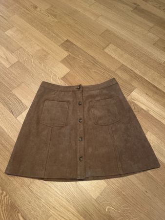 Abercrombie & Fitch Minirock, Wildlederoptik