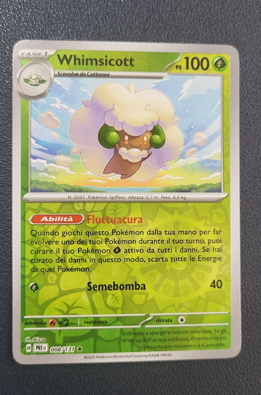 Pokémon Carte collezionabili: Pokemon 008/131 Whimsicott Rara Reverse IT – Usato da Lugano venduto da pan_5zpg