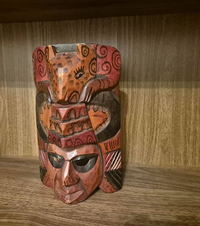 Maschere: Maya Holzmaske Guatemala – Usato da Zürich venduto da pompiersmartin 1