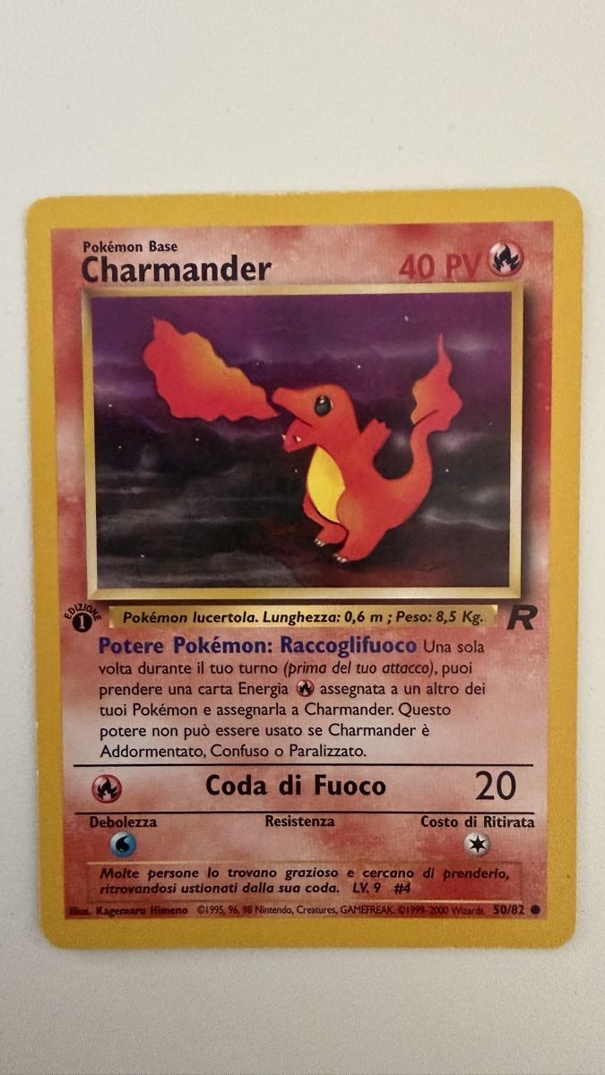 Pokémon Cartes à collectionner: Pokemon 1 edition charmender team rocket – D'occasion à Caslano par tuning21