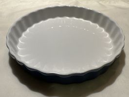 Gebrauchte Quicheform, Durchmesser 20cm, Blau 