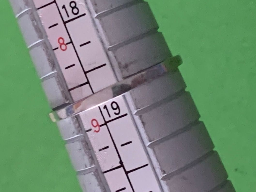 Ringe: Silberring mit weissen stein matt (59) – Gebraucht aus Dittingen von Bijoubelle 5
