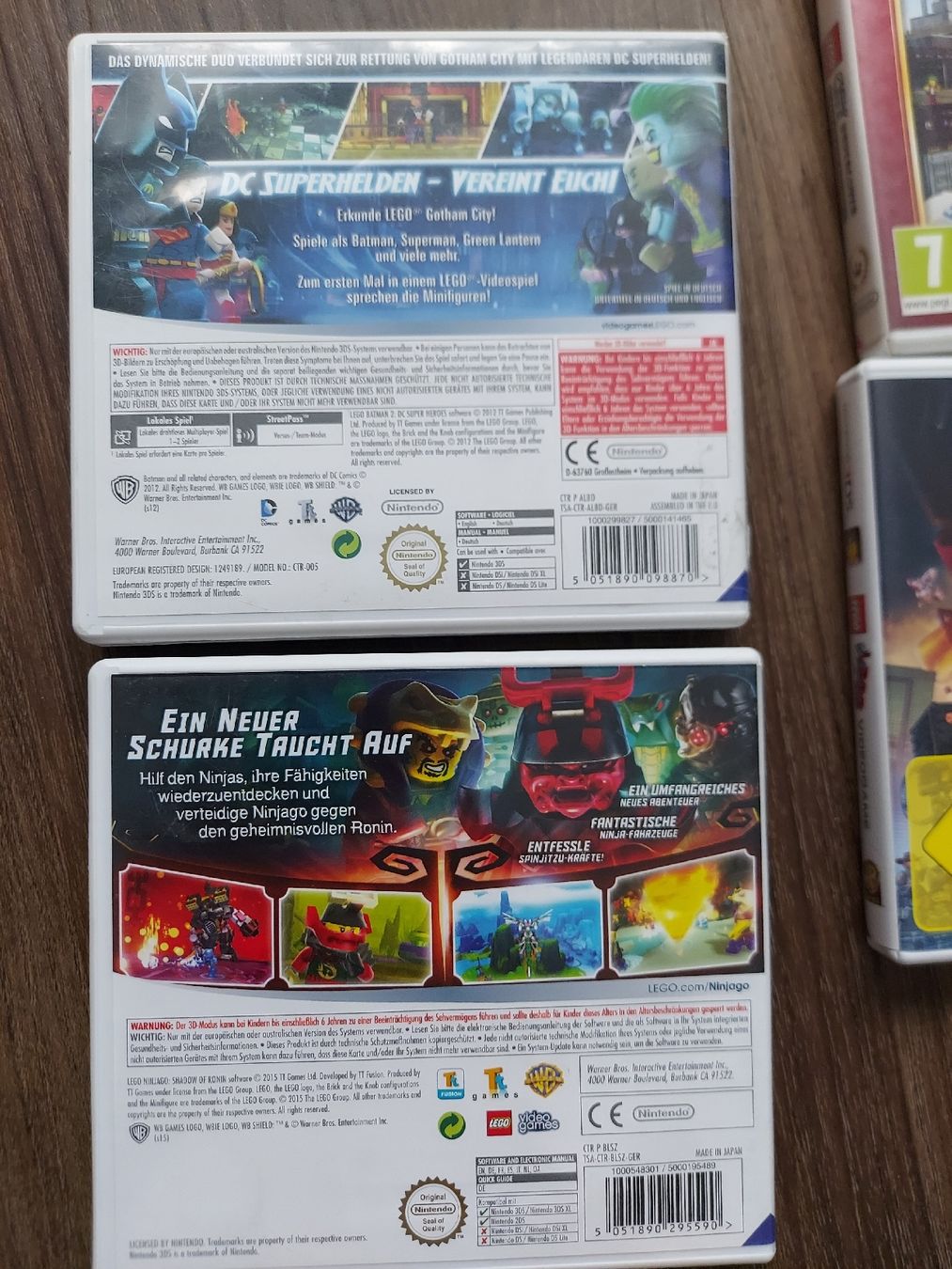 Nintendo Giochi: 5 x Lego Nintendo 3ds Spiele – Usato da Altishofen venduto da tammy05 1