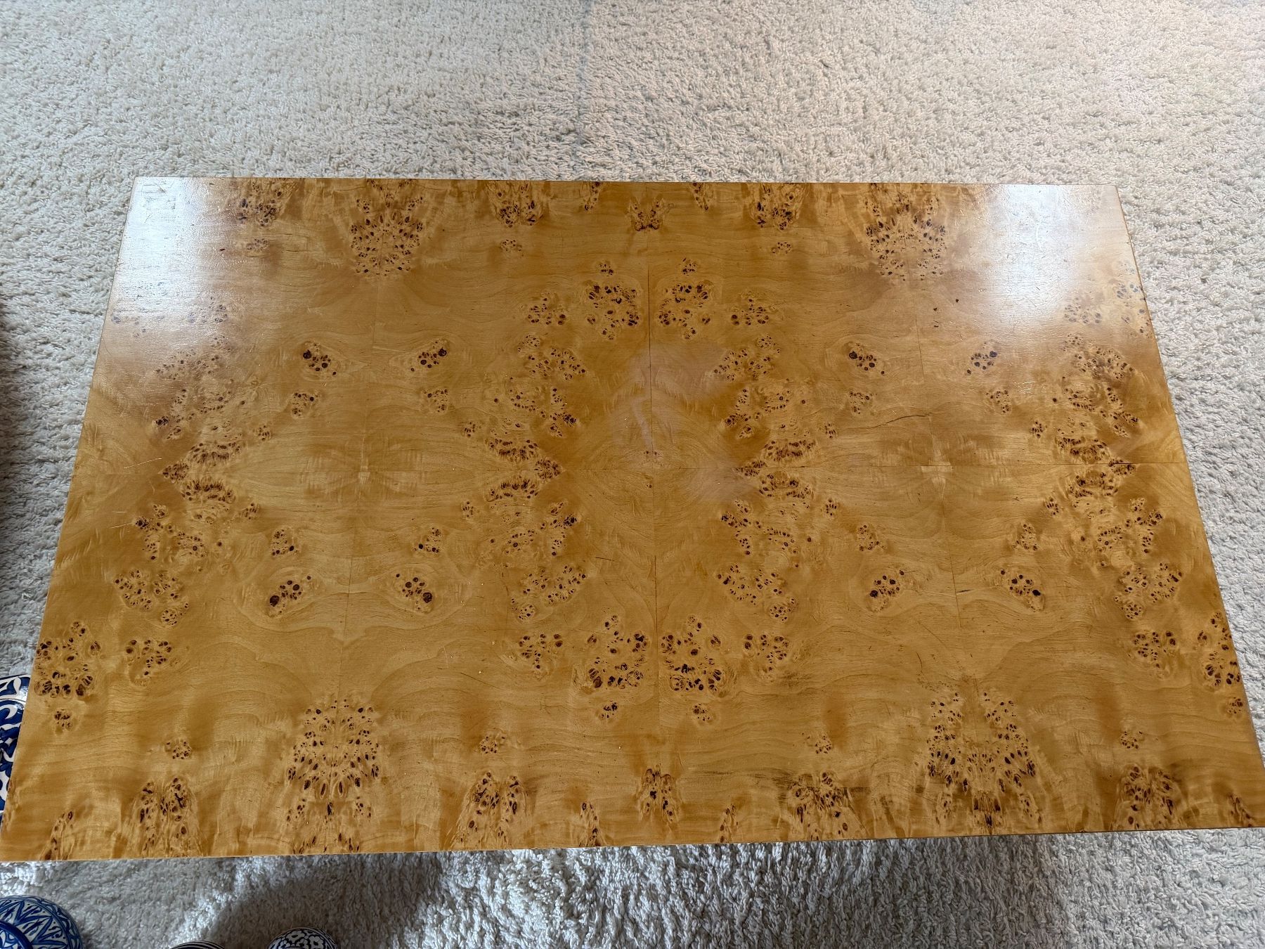 Roche Bobois Tavoli: Table basse design vintage en loupe de bois – Usato da Crans-Montana venduto da tri_6dkp 1