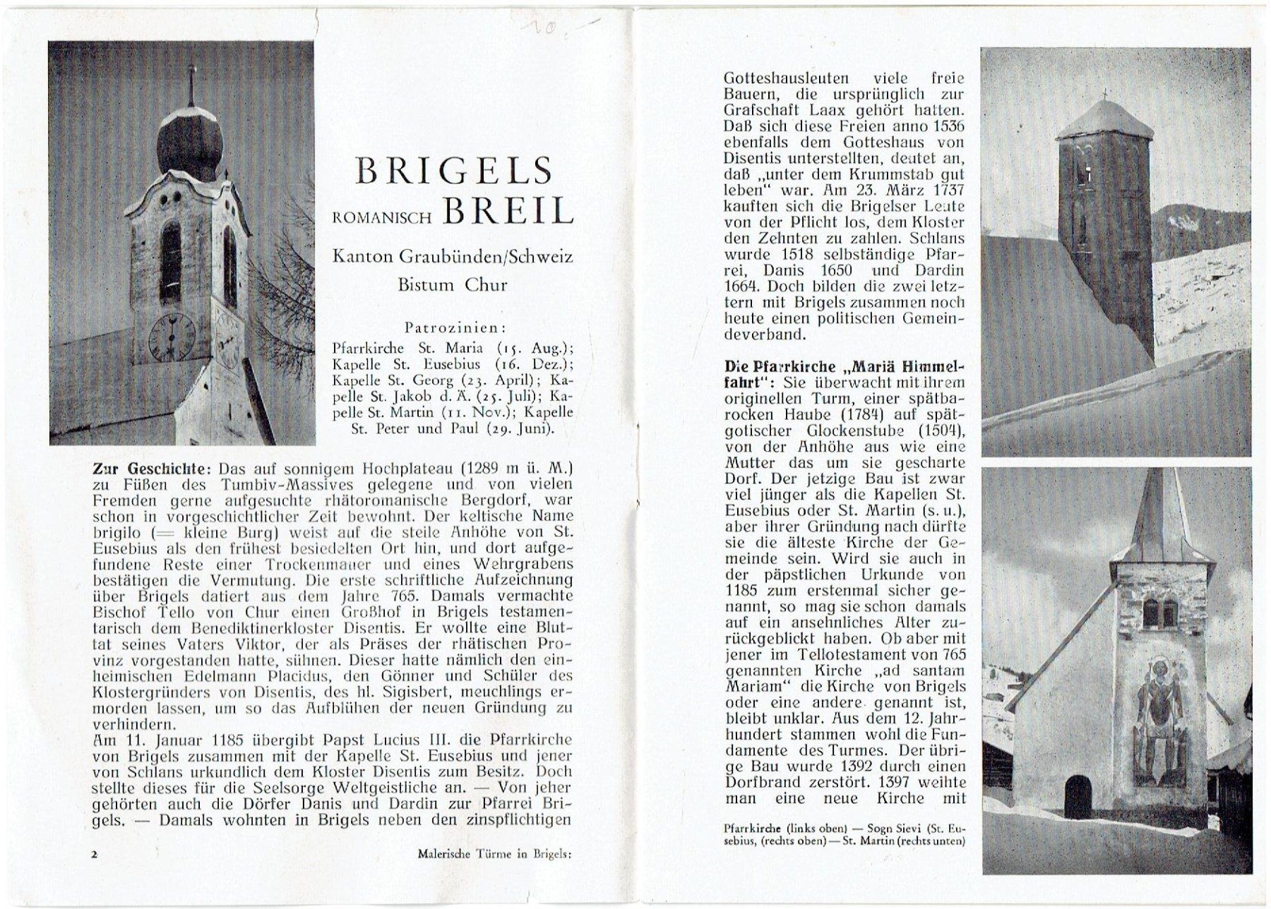 Bücher: Breil / Brigels – Gebraucht aus Flims - Dorf von Stagediver 1