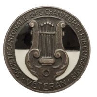 Societe Cantonale des Chanteurs Fribourgeois Veteran emailli