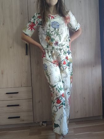 Women's Floral Print Two-Piece Set Size S