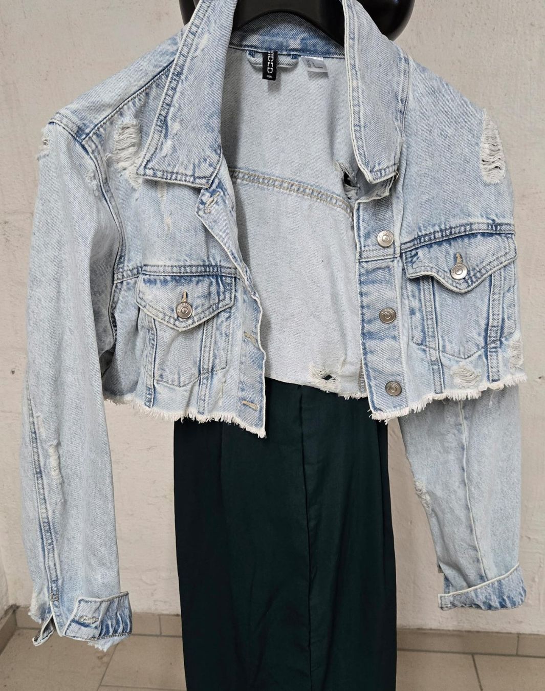 Giacche: Coole Cropped Jeansjacke, hellblau, Grösse L, Neu!! – Nuovo (secondo la descrizione) da Rheinsulz venduto da Gilea 3