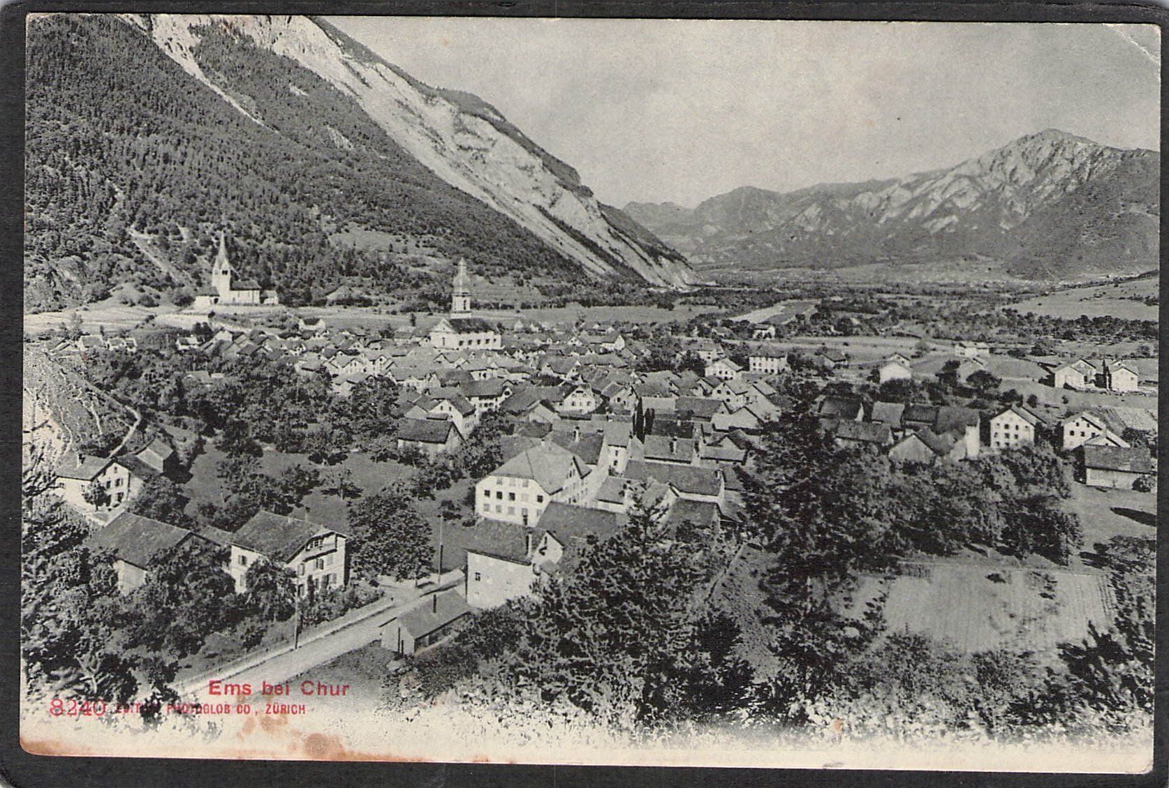 Cartoline postali: ^Ems bei Chur GR , gel. – Usato da Reichenburg venduto da Pipo-67