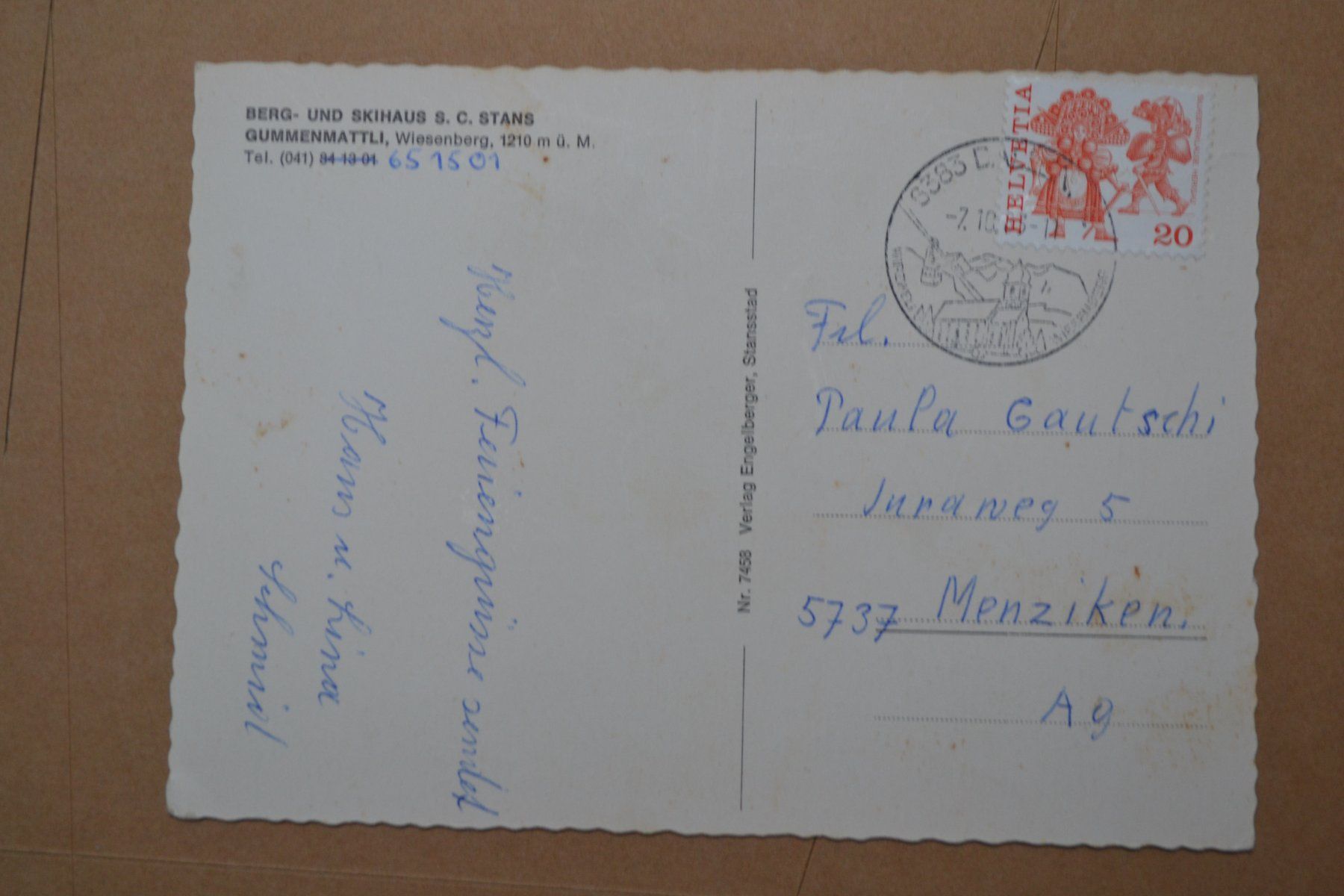 Cartoline postali: AK Wiesenberg Gummenmattli NW – Usato da Beinwil am See venduto da kajak55 1