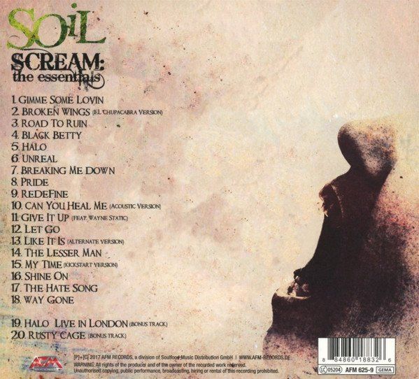 CDs: CD/ SOIL : SCREAM - THE ESSENTIALS (2017) HARDROCK – Neuf (Voir description) à Geuensee par Dougenegger 1