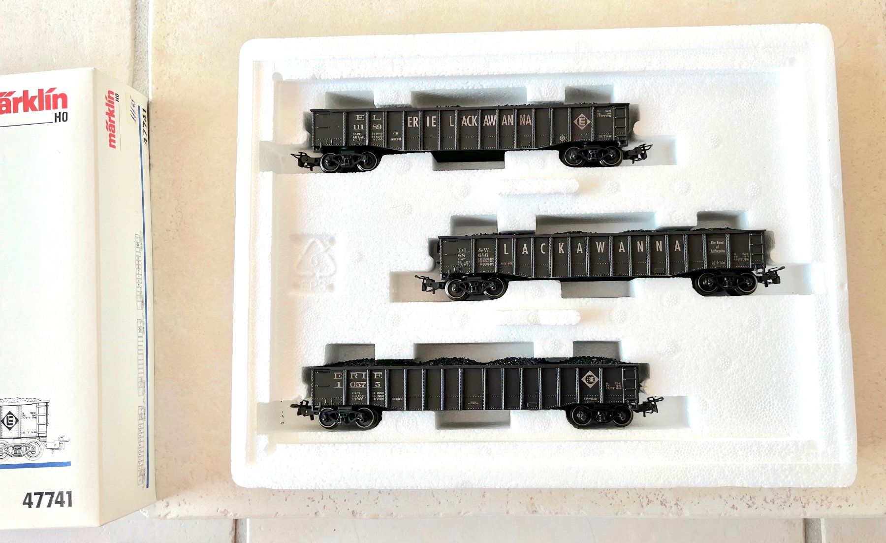 Märklin Modellini di ferrovie: Märklin 47741 USA Gondola Set – Nuovo (secondo la descrizione) da Bleiken venduto da hbw45 1