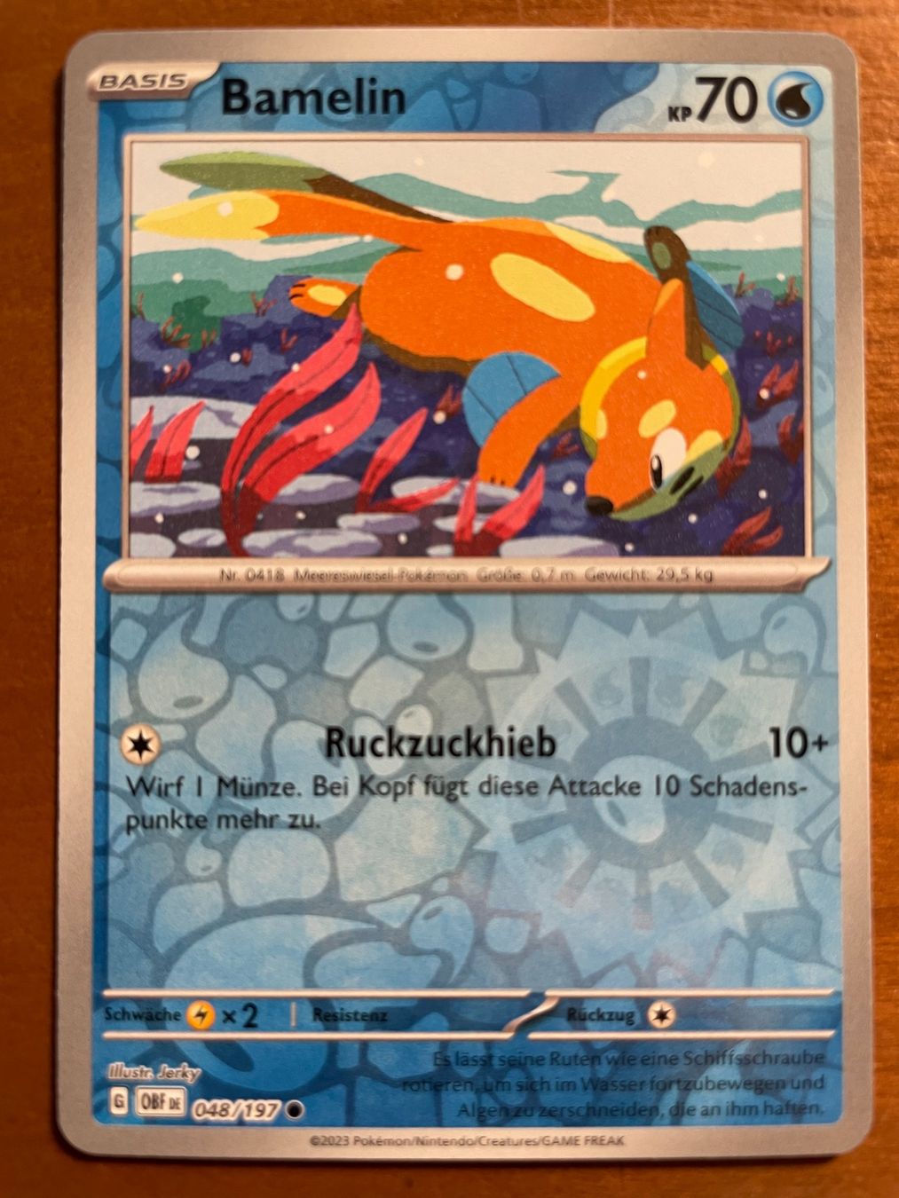 Pokémon Sammelbilder & Trading cards: Pokemon Bamelin Reverse (Versand gratis) – Neu (gemäss Beschreibung) aus Chur von Angerson