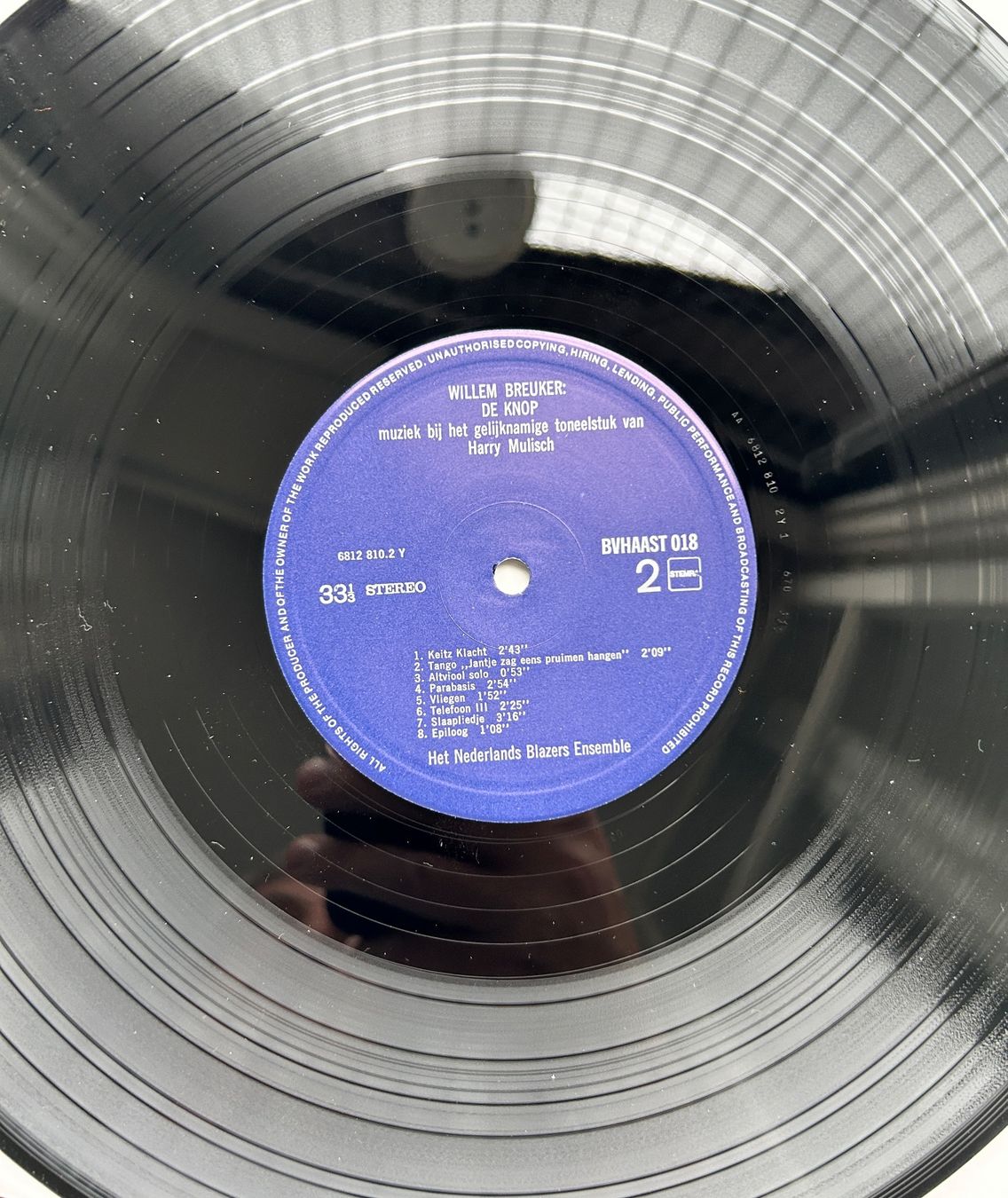 Dischi in vinile: Willem Breuker "De Knop" LP – Usato da Lausanne venduto da Pask1 3