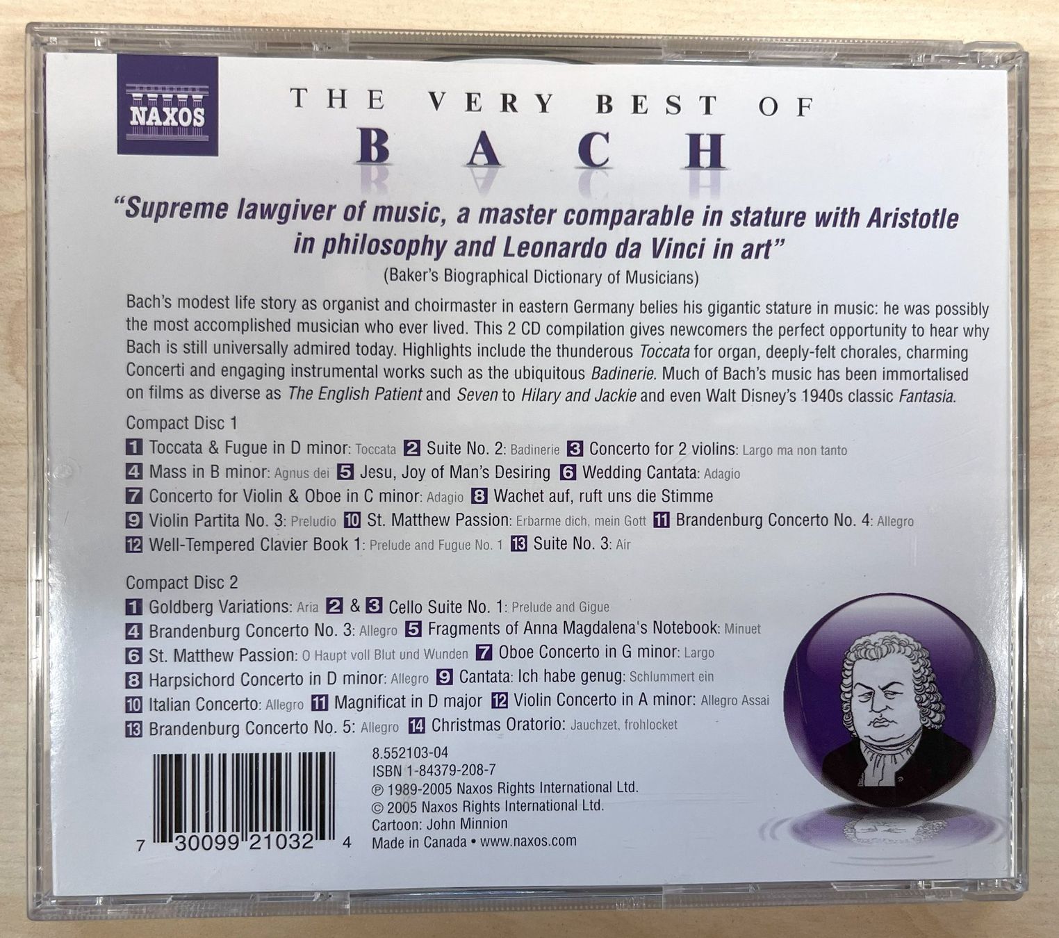 CD: THE VERY BEST OF BACH CD – Usato da Oftringen venduto da Vucki 1