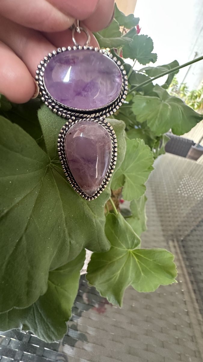 Anhänger: Amethyst Silber Anhänger  – Neu und originalverpackt aus Kriens von Hortensie6 2