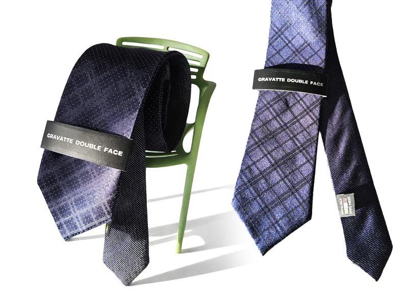 Cravatte: Seiden-Krawatte reversible doubleface zweiseitig tragbar – Nuovo e nell'imballaggio originale da Fehraltorf venduto da yan_t9yg