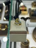 18 Karat - 750 Bicolor Ring mit Diamanten