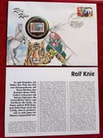 ROLF KNIE- Münzbrief 20.10.1992- Guinea Ecuad. 1000 Fr. 1996