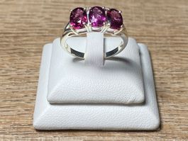 Rhodolith Ring 💎✨ Silber 925 vergoldet S230