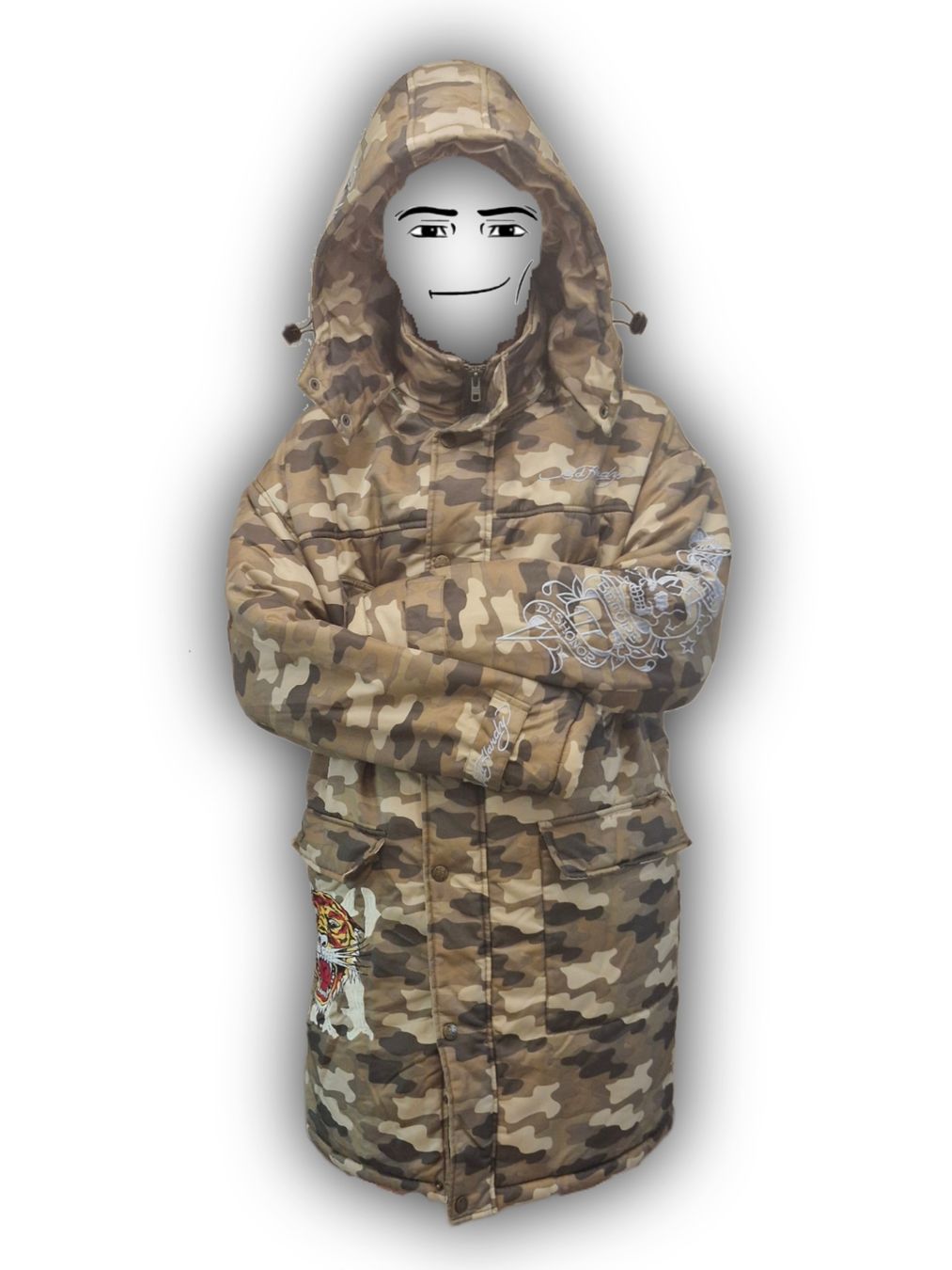 Manteaux: Ed Hardy Camo Wintermantel – D'occasion à Zürich par MicroShlimak