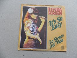 Single 7 " USA Country Rock Pop Linda Ronstadt 1977 So Easy