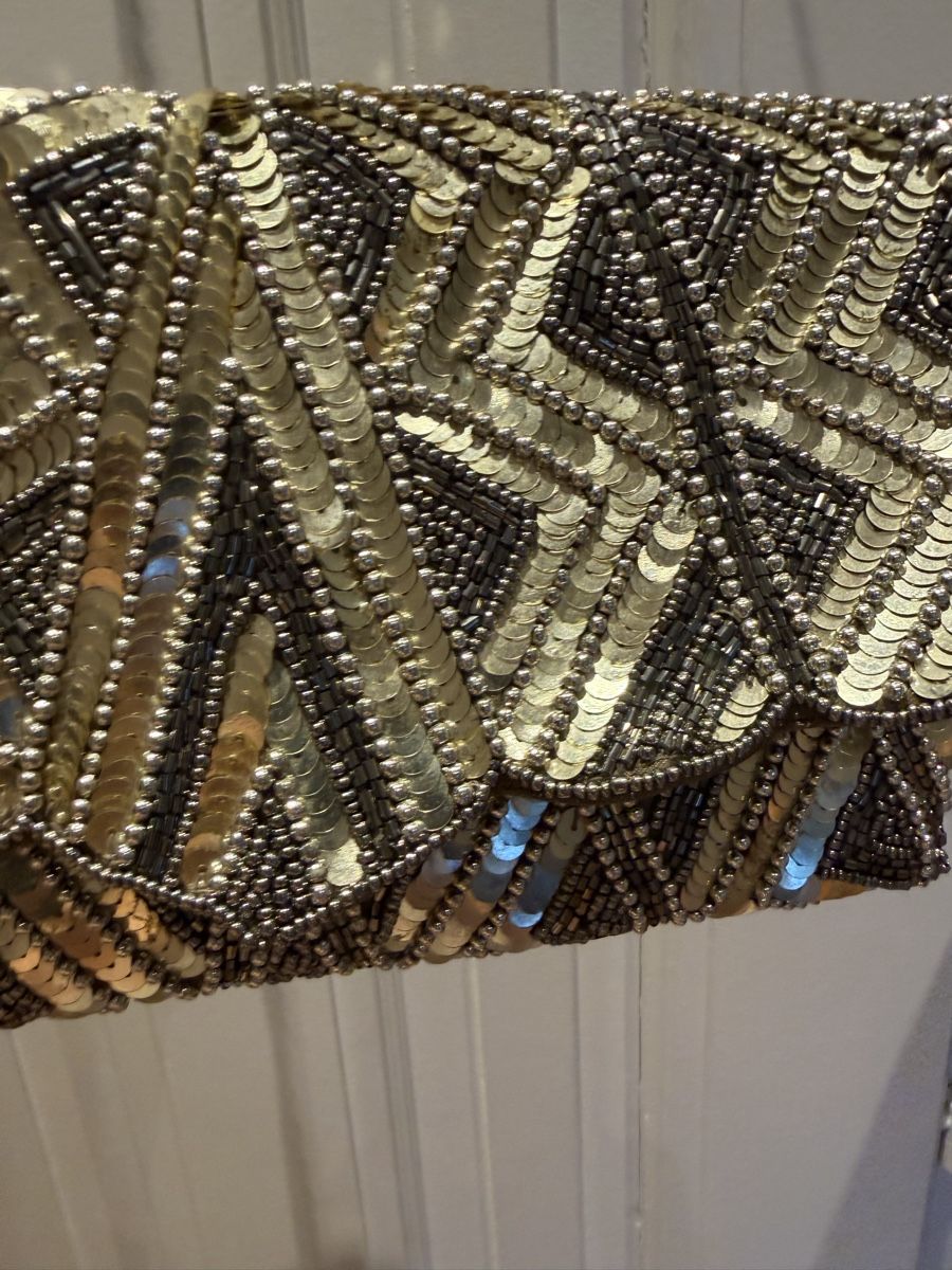 New Look Taschen für Damen: NEW LOOK Clutch Bag Beaded Sequin Pattern Silver – Neu (gemäss Beschreibung) aus Genève von jud_xrl8 3