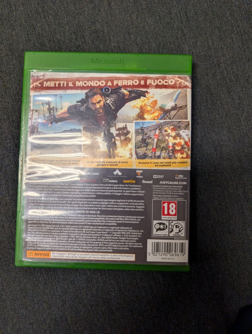 Giochi: Just cause 3 Microsoft Xbox Series x / one – Usato da Giubiasco venduto da Ticinerd 1