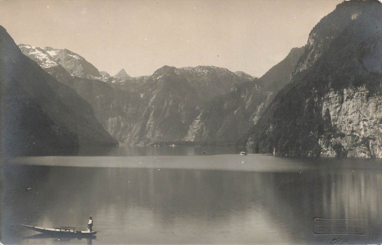 Ansichtskarten: Konigssee vom Malerwinkel – Gebraucht aus Biasca von Blenio71