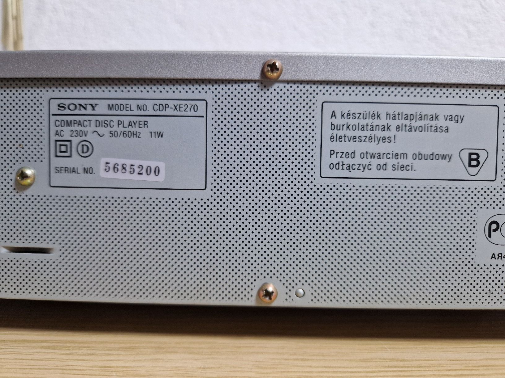CD: Sony CDP-XE270 – Usato da Arbon venduto da Mayak_Sound 8
