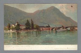 LITO PONTE DI MELIDE, GOTTHARD DAMPFZUG *