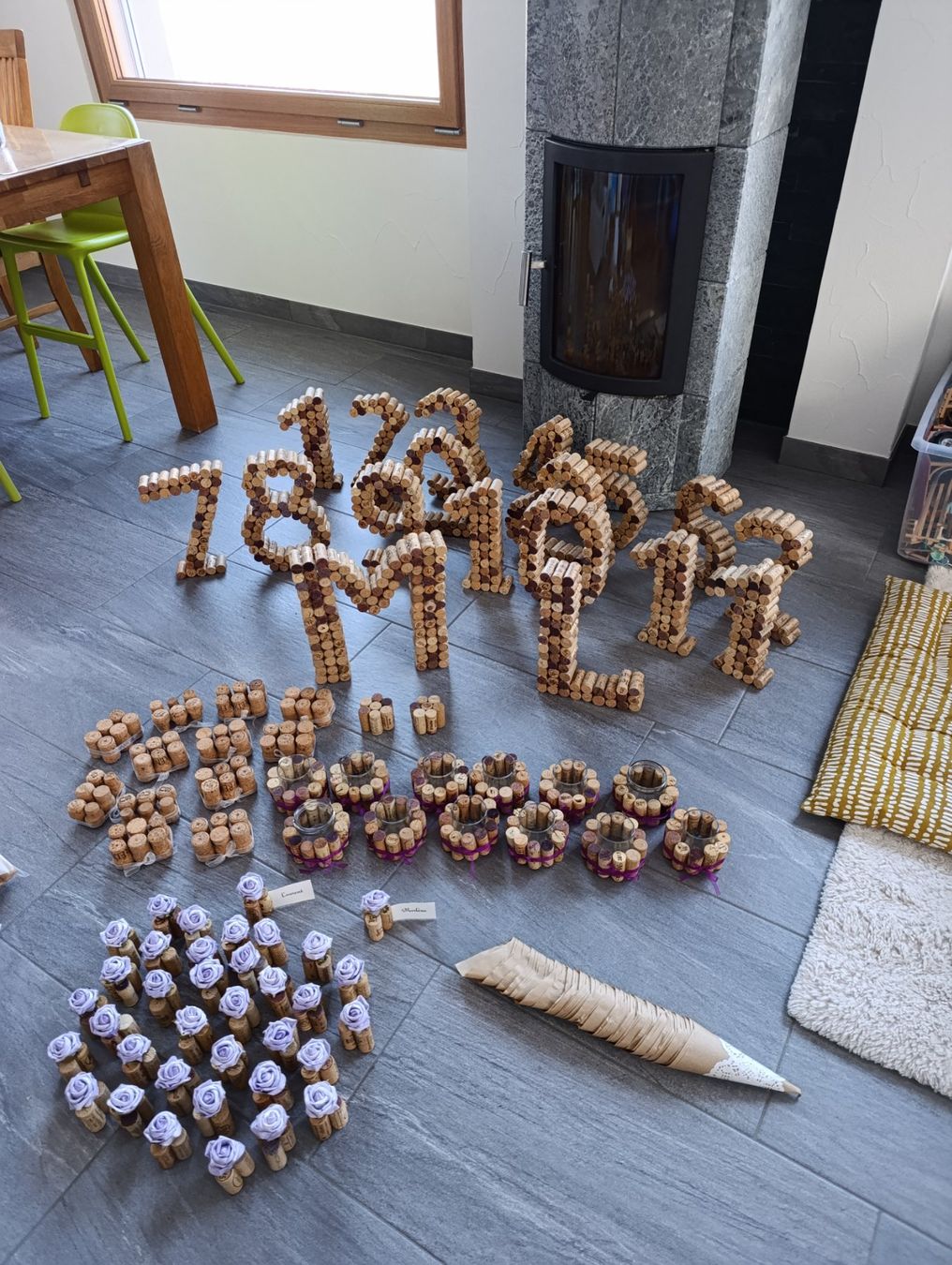 Tutte le decorazioni: Décoration mariage en bouchons de liège – Usato da La Tzoumaz venduto da Marlenev11