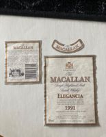 1991 Macallan Malt Whisky - 40%vol - 1 Liter - Label