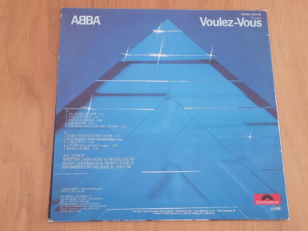 Vinyles: LP  Abba – D'occasion à Martigny par MZ-67 1