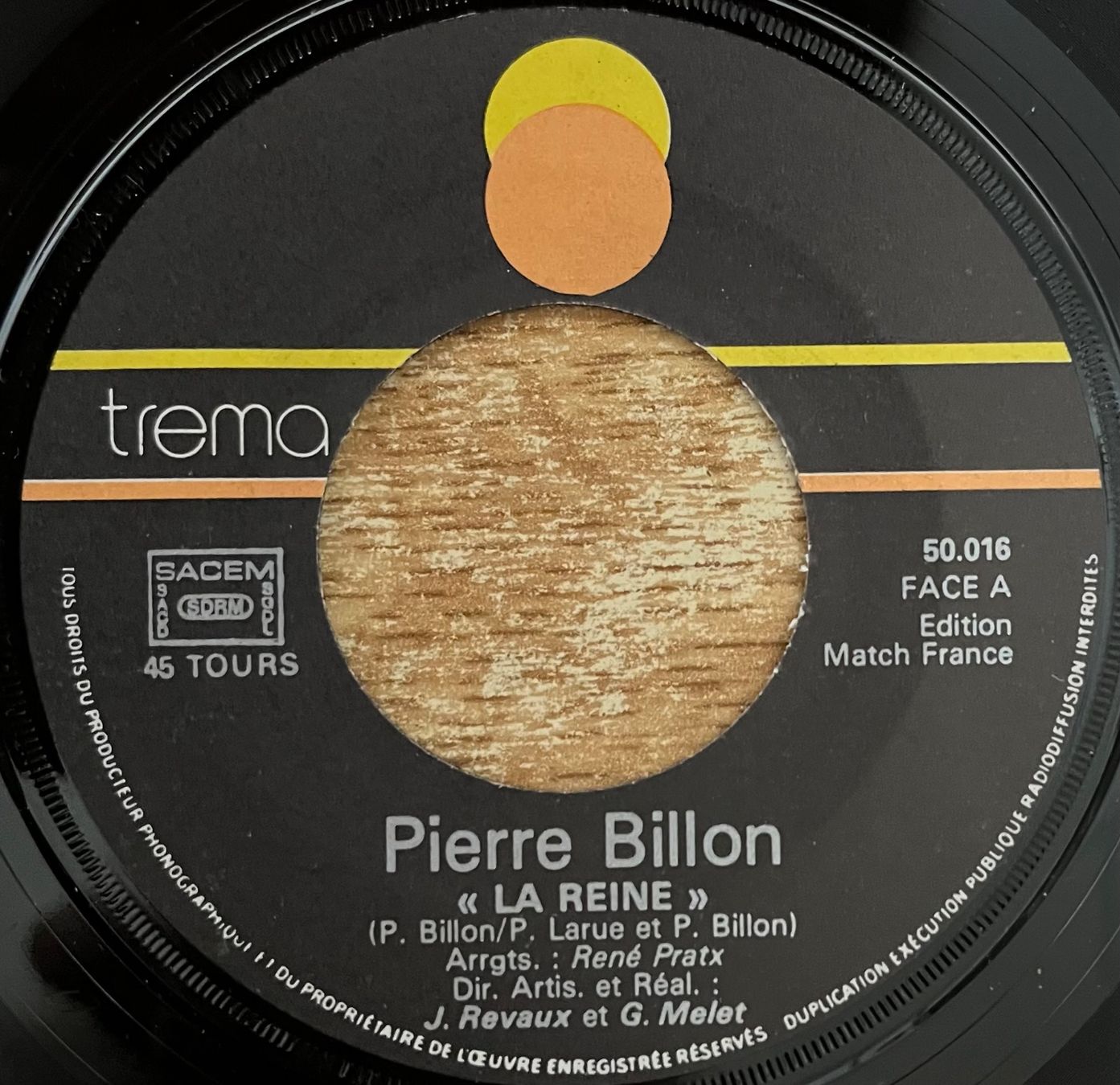 Schallplatten: PIERRE BILLON - LA REINE – Gebraucht aus Bussigny von vinyl-pas-cher 2