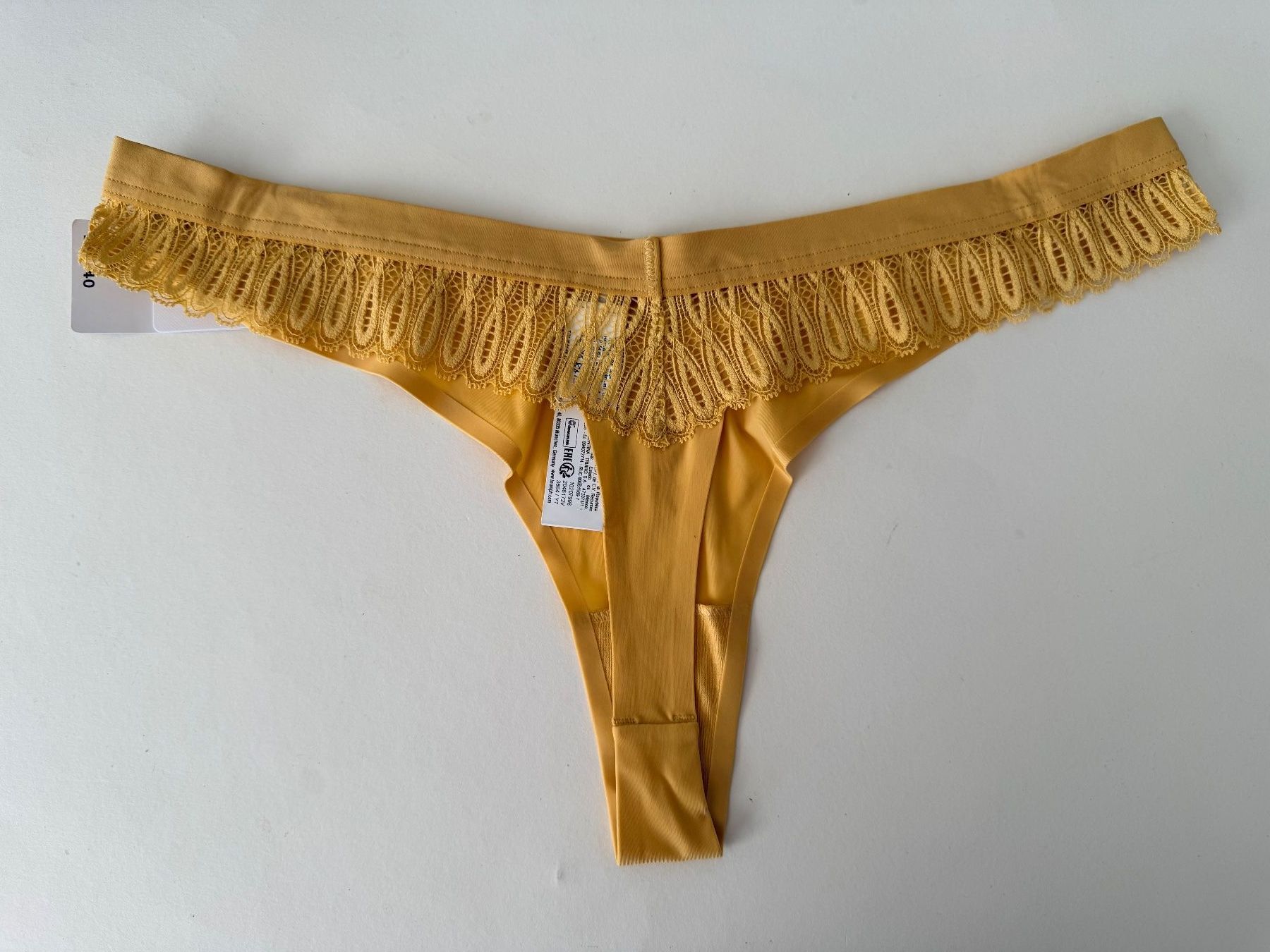 Triumph Altra biancheria intima: TRIUMPH, High Leg String AURA SPOTLIGHT, Grösse 40, Gelb – Nuovo e nell'imballaggio originale da Rudolfstetten venduto da gst_g7xl 2