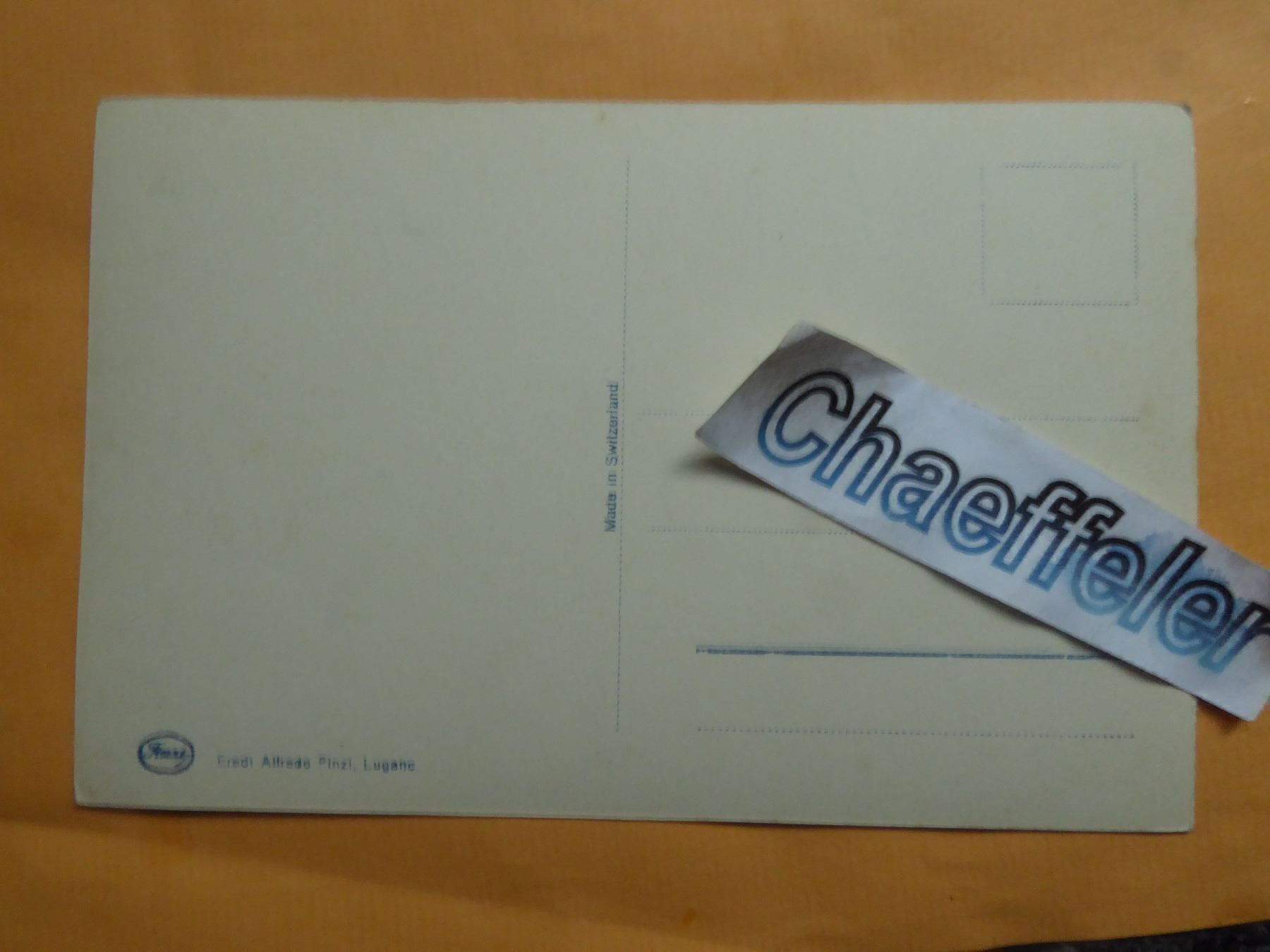 Cartoline postali: 7 b Piz Roseg mit Tischiervahütte – Nuovo (secondo la descrizione) da Zürich venduto da Chaeffeler 1