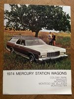 MERCURY Station Wagons 1974 Prospekt USA brochure Marquis +