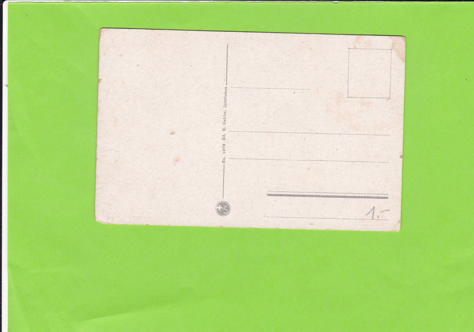 Cartoline postali: Beatushöhlen - Der heilige Beatus – Usato da St. Peterzell venduto da neckertal 1