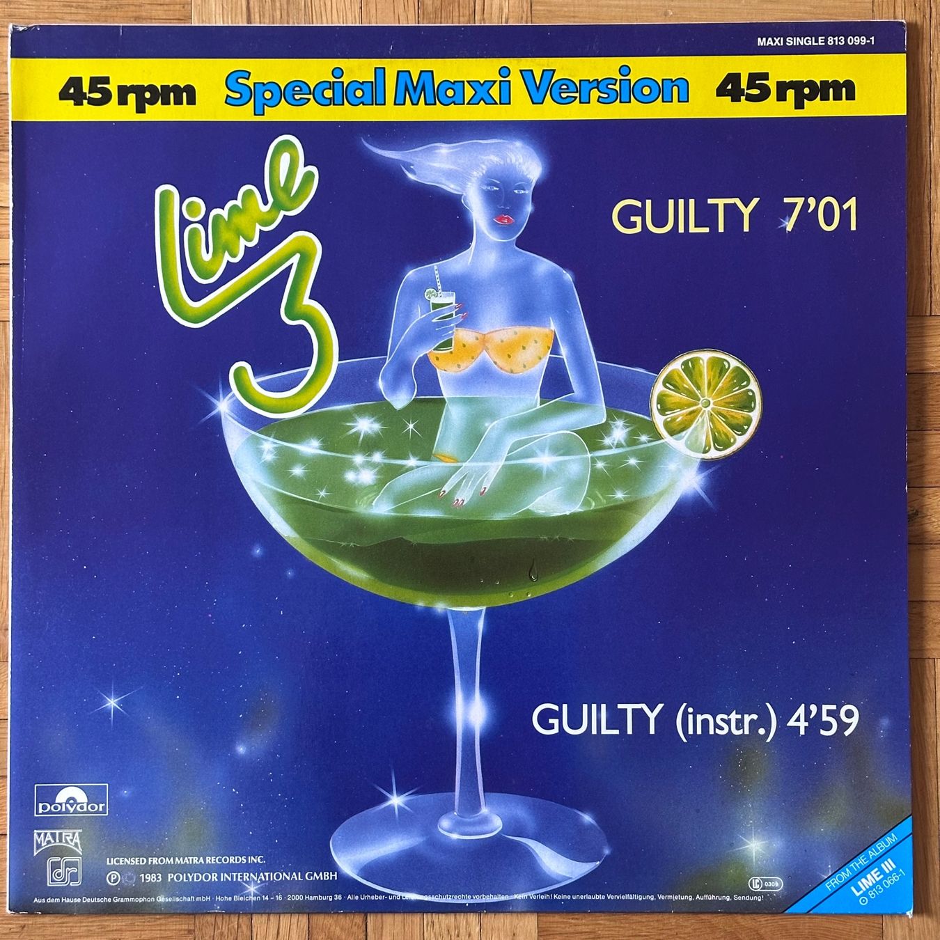 Vinyles: MAXI - Lime – Guilty – D'occasion à Breganzona par Onairda75