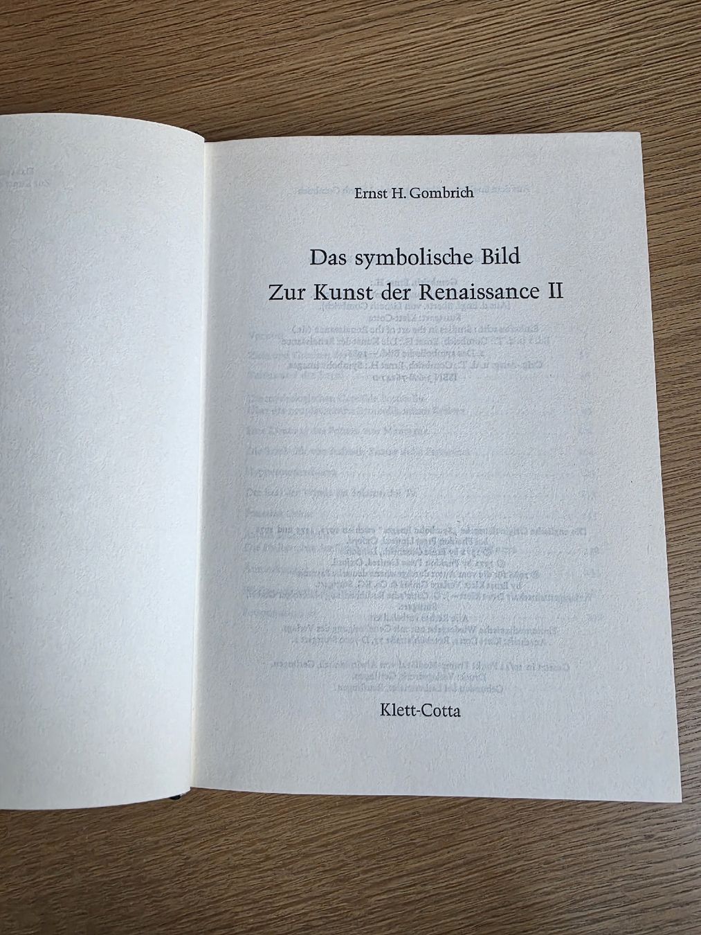 Livres: Ernst H. Gombrich. Das symbolische Bild – D'occasion à Interlaken par NataliiaS 1