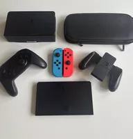 Nintendo Switch OLED+Zubehör+Extra Pro Controller - Wie Neu