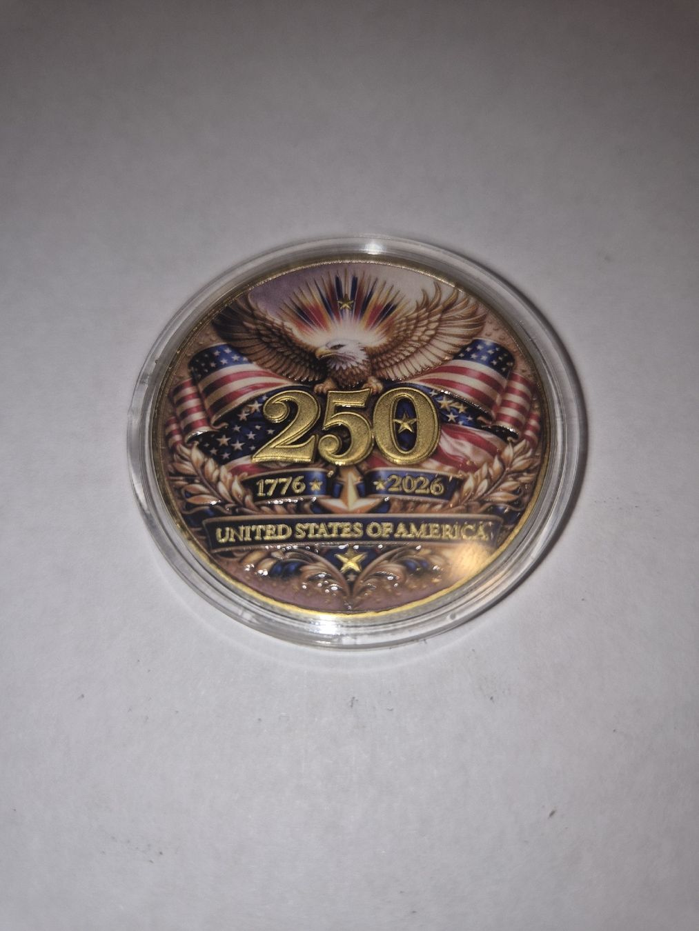 Alle Münzen: Pièce commémorative 250 ans USA – Neu (gemäss Beschreibung) aus Senèdes von hen_fw8b