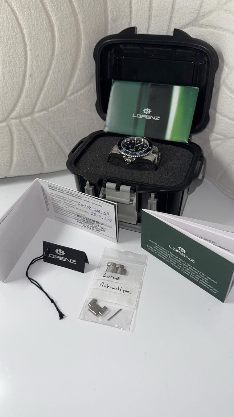 Orologi: Lorenz Automatic Diver 43mm blau 10 ATM + Box – Usato da Basel venduto da mel_gh8b 1