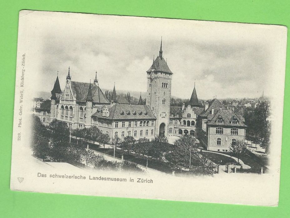 Cartoline postali: Schweizerisches Landesmuseum Zürich – Usato da Zürich venduto da t24_de